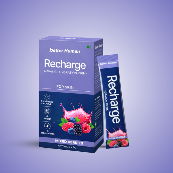 Recharge Glow – Advanced Skin Radiance & Dermal Hydration Drink (Mixed Berries)